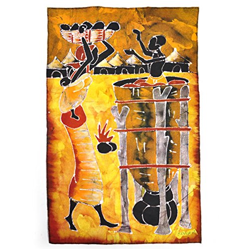 アフリカの絵画　アート　タペストリー　〜アフリカで購入〜 ティンガティンガ ボードペイント L アフリカ ポップアート 絵画